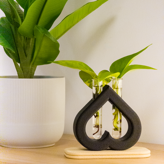 Love Series | Charcoal Black - White Oak