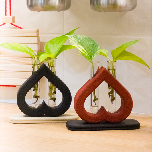 Love Series | Burgundy Red - Black